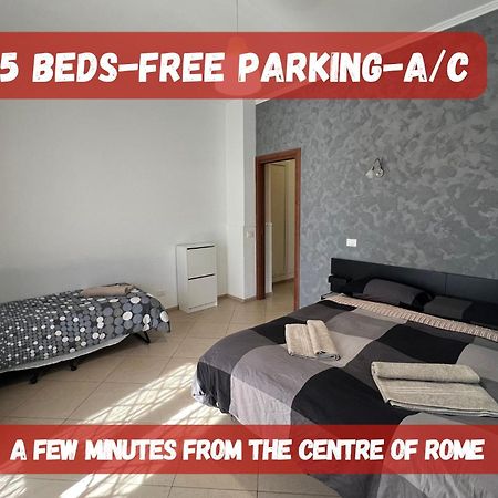 -5 Min From Bus Stop-Free Parking Roma Exterior foto